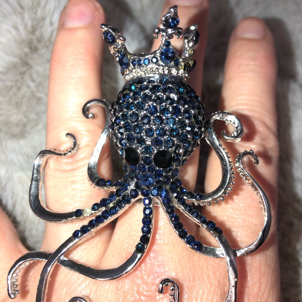 Fun octopus 🐙 adjustable ring - Picture 2 of 4